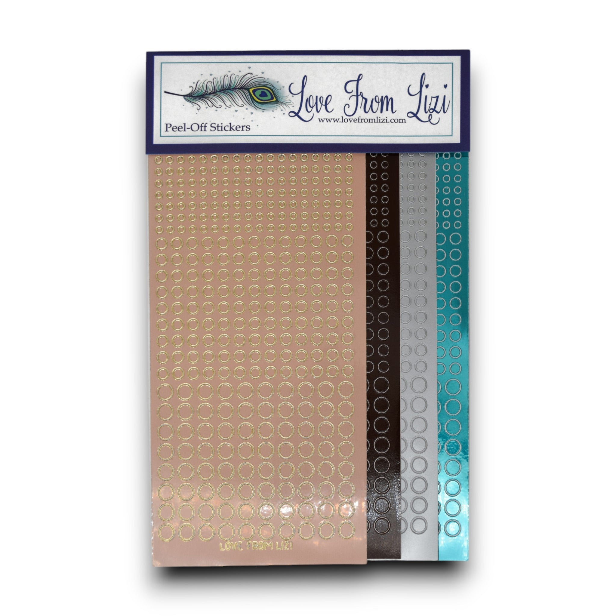 Vintage Escape - Mini Circle Peel-Off 4 Pack
